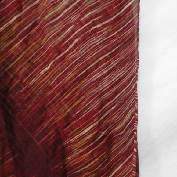 Unbranded | OS | Elegant Earthy Toned Sheer Scarf - Picture 6 of 14